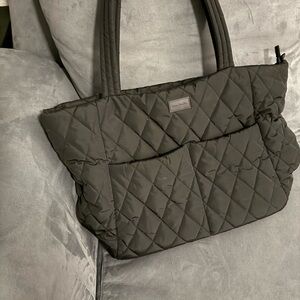 Vera Bradley Quilted Black Tote